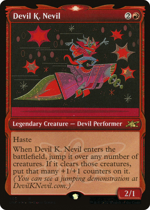 Devil K. Nevil (UNF-500) - rare: (Showcase) - Foil