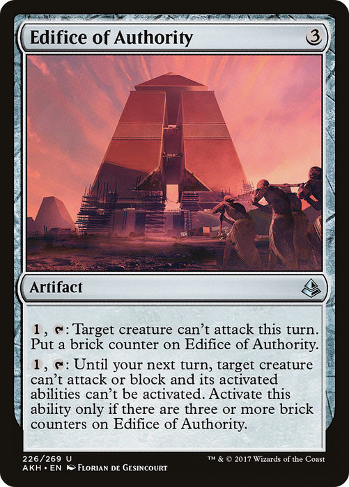 Edifice of Authority (AKH-226) - uncommon - Foil