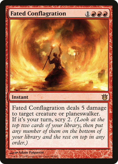 Fated Conflagration (BNG-094) - rare - Foil