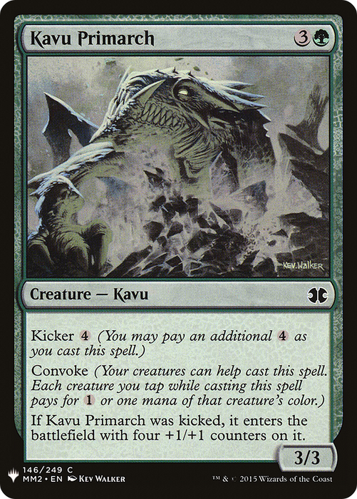 Kavu Primarch (LIST-MM2-146) - common