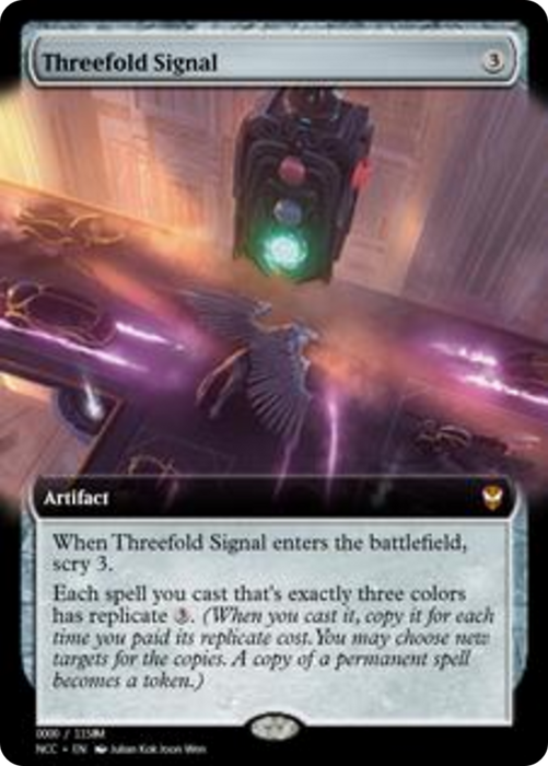 Threefold Signal (PRM-99817) - mythic - Foil