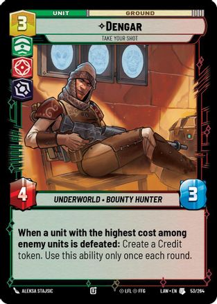 Dengar - Take Your Shot (53/264) - ALT - Uncommon