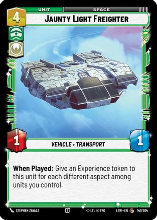 Jaunty Light Frieghter (147/264) - ALT - Common