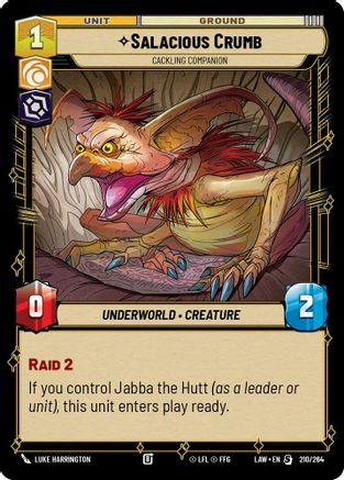Salacious Crumb - Cackling Companion (210/264) - ALT - Special