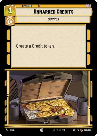 Unmarked Credits (244/264) - ALT - Common