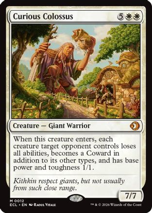 Curious Colossus (ECL-012) - mythic - Foil