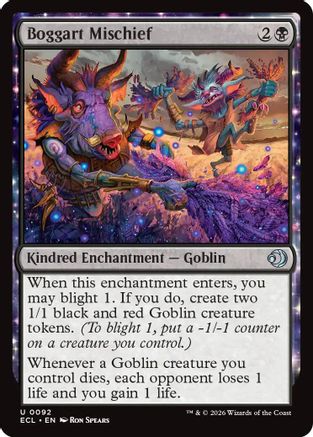 Boggart Mischief (ECL-092) - uncommon