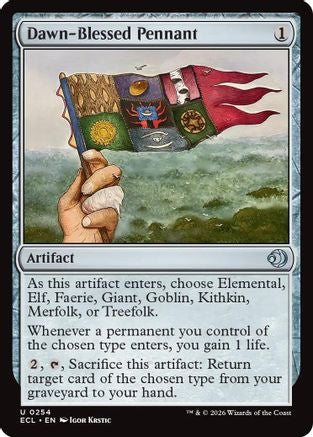Dawn-Blessed Pennant (ECL-254) - uncommon - Foil