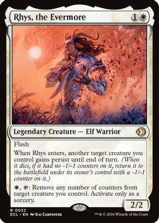 Rhys, the Evermore (ECL-032) - rare - Foil