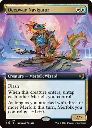 Deepway Navigator (Extended Art) (ECL-370) - rare - Foil