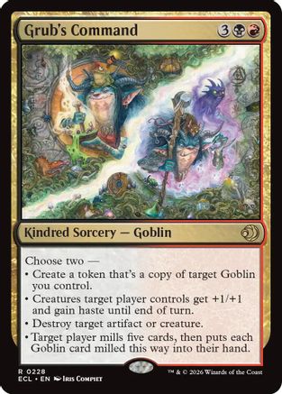 Grub's Command (ECL-228) - rare - Foil