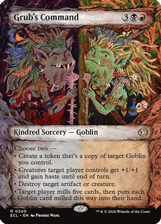 Grub's Command (Showcase) (ECL-340) - rare - Foil