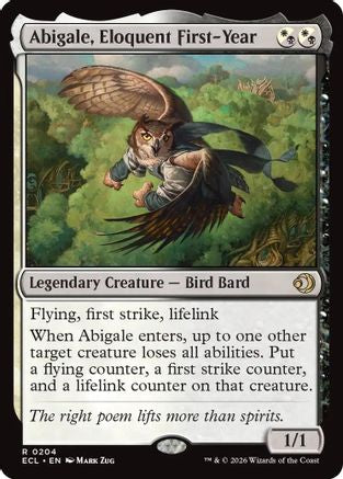 Abigale, Eloquent First-Year (ECL-204) - rare - Foil