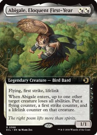 Abigale, Eloquent First-Year (Extended Art) (ECL-368) - rare