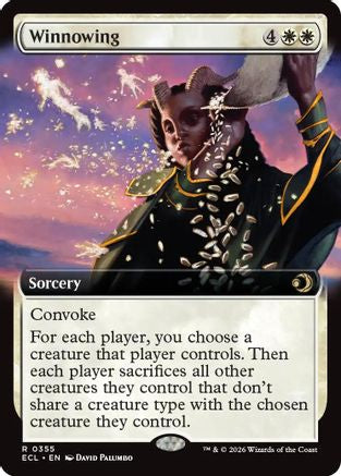 Winnowing (Extended Art) (ECL-355) - rare - Foil