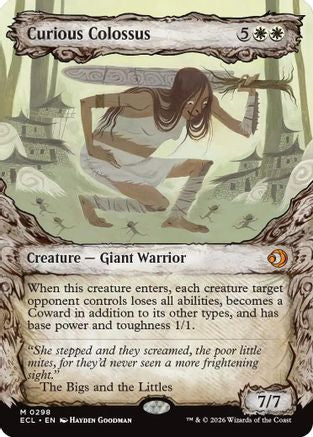 Curious Colossus (Showcase) (ECL-298) - mythic - Foil
