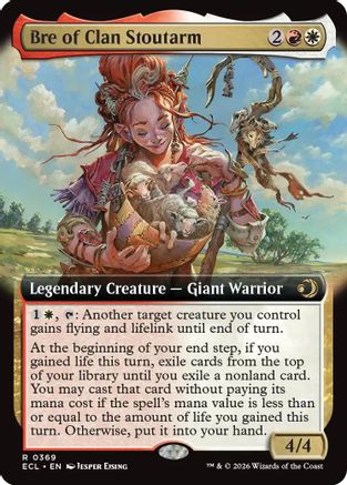 Bre of Clan Stoutarm (Extended Art) (ECL-369) - rare - Foil