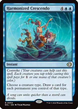 Harmonized Crescendo (ECL-054) - mythic - Foil