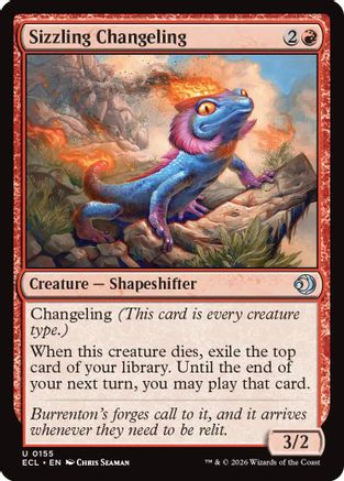 Sizzling Changeling (ECL-155) - uncommon