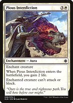 Pious Interdiction (XLN-026) - common - Foil