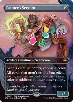 Painter's Servant (Borderless) (SPG-147) - mythic - Foil