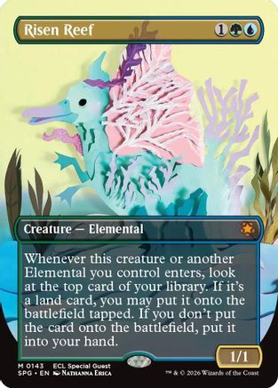 Risen Reef (Borderless) (SPG-143) - mythic - Foil
