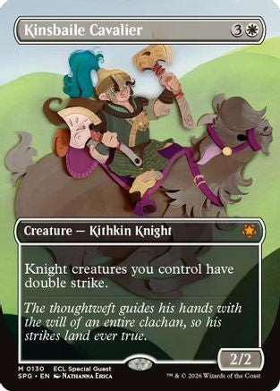 Kinsbaile Cavalier (Borderless) (SPG-130) - mythic - Foil