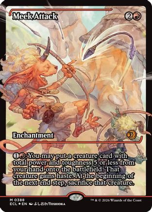 Meek Attack (0388) (Showcase) (ECL-388) - mythic - Foil