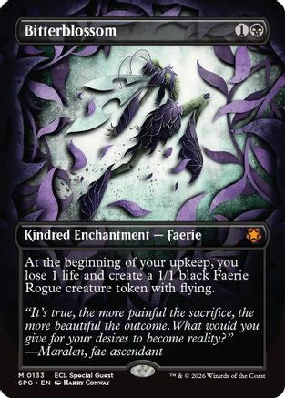 Bitterblossom (Borderless) (SPG-133) - mythic - Foil