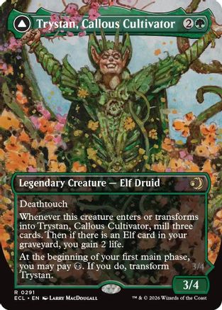 Trystan, Callous Cultivator (Borderless) (ECL-291) - rare
