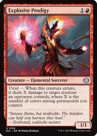Explosive Prodigy (ECL-136) - uncommon