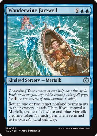 Wanderwine Farewell (ECL-083) - common - Foil