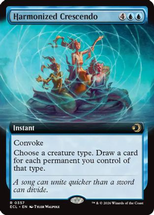 Harmonized Crescendo (Extended Art) (ECL-357) - mythic - Foil