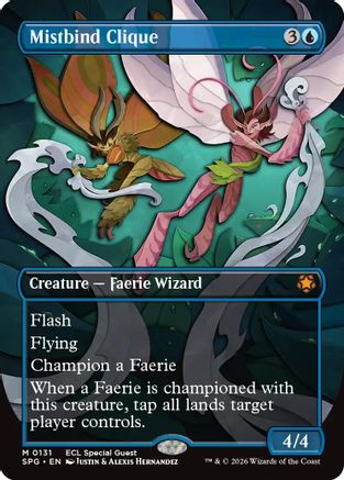 Mistbind Clique (Borderless) (SPG-131) - mythic