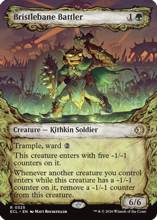 Bristlebane Battler (Showcase) (ECL-325) - mythic - Foil
