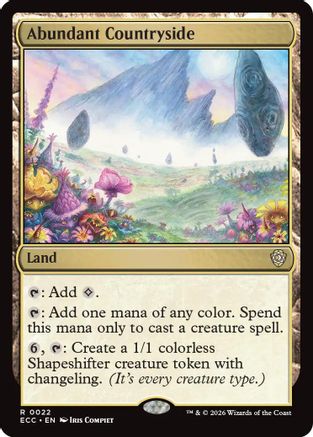 Abundant Countryside (ECC-022) - rare
