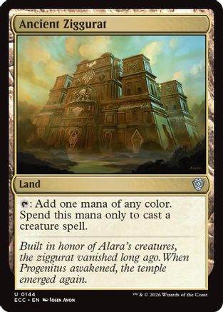 Ancient Ziggurat (ECC-144) - uncommon