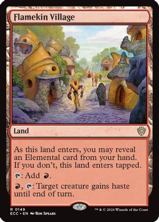 Flamekin Village (ECC-149) - rare