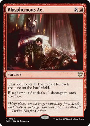 Blasphemous Act (ECC-089) - rare