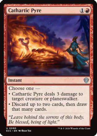 Cathartic Pyre (ECC-090) - uncommon