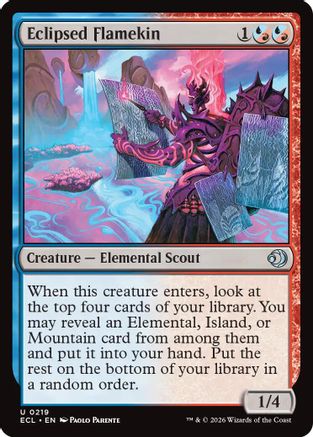 Eclipsed Flamekin (ECL-219) - uncommon - Foil