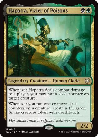 Hapatra, Vizier of Poisons (ECC-123) - rare