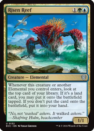 Risen Reef (ECC-132) - uncommon