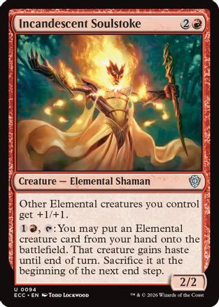Incandescent Soulstoke (ECC-094) - uncommon