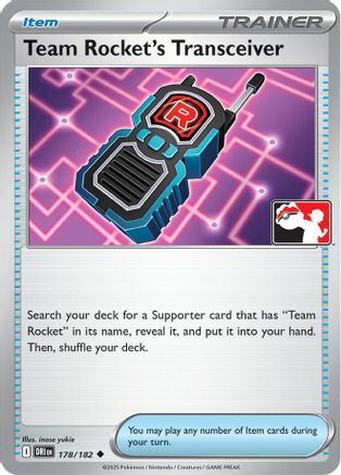 Team Rocket's Transceiver (178/182) - PPSC  - Uncommon