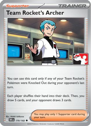 Team Rocket's Archer (170/182) - PPSC  - Uncommon