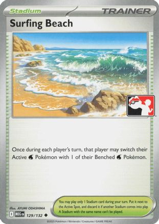 Surfing Beach (129/132) - PPSC  - Uncommon