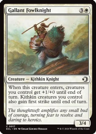 Gallant Fowlknight (ECL-017) - common - Foil