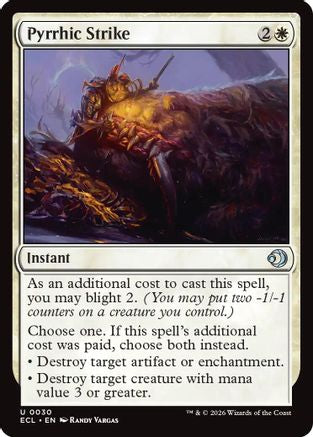 Pyrrhic Strike (ECL-030) - uncommon - Foil