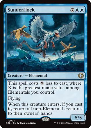 Sunderflock (ECL-074) - rare - Foil
